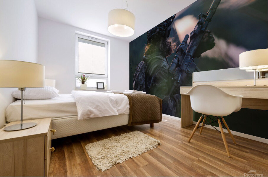 Fire Watch Mural print