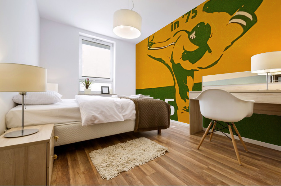 1975 Oakland Athletics KPIX Television Ad  Mural print