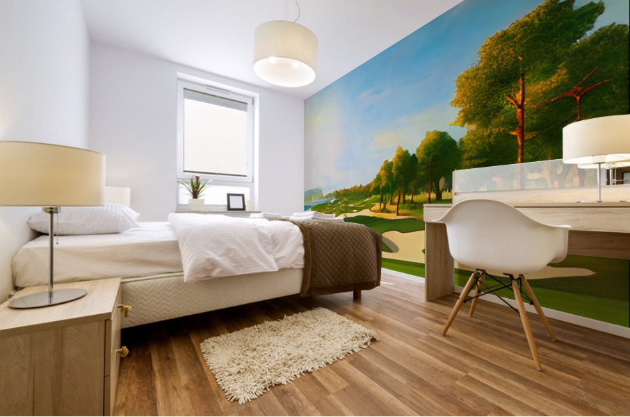 Dreaming of Golf Mural print