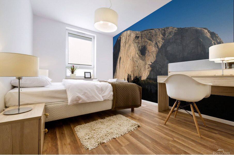 El Capitan: A Dream Yosemite View Realized in Ultra High Resolution Mural print