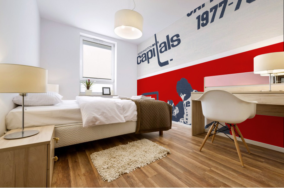 Retro Washington Capitals Poster Mural print