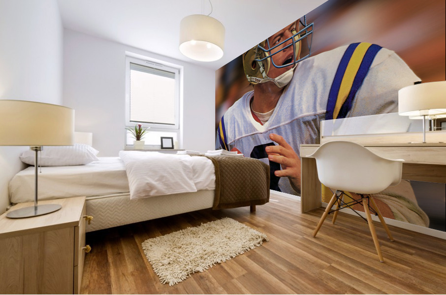 Troy Aikman UCLA 3D Football Art Mural print