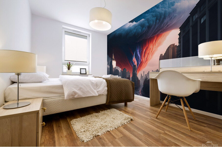 The storm is upon us 3 of 4 Mural print