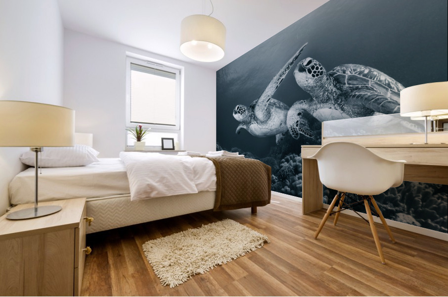 Twin dance Mural print