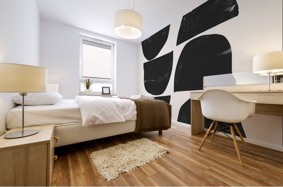Minimal Plant Mural print