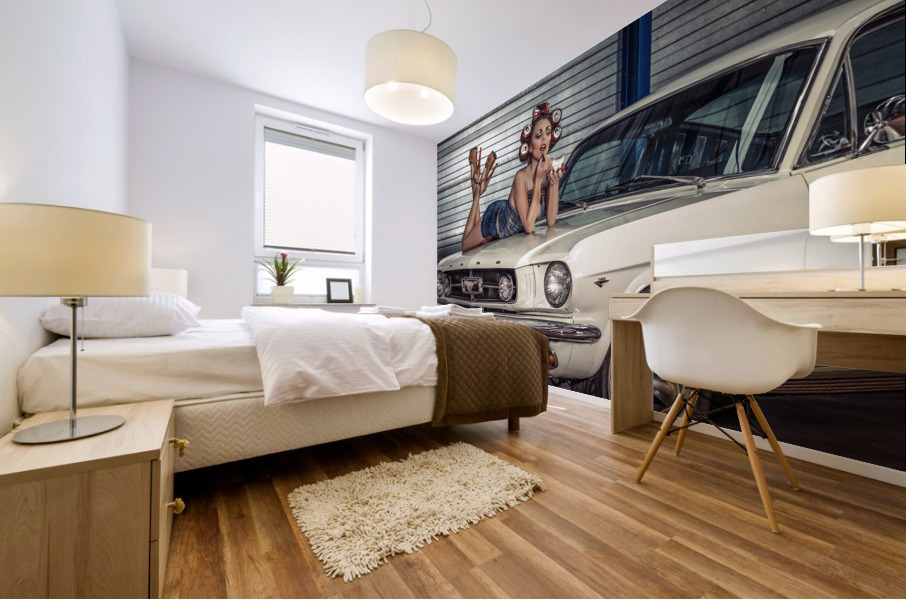 Baby you can drive my Car ..... Mural print