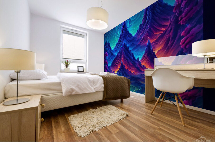 Landleak Mural print