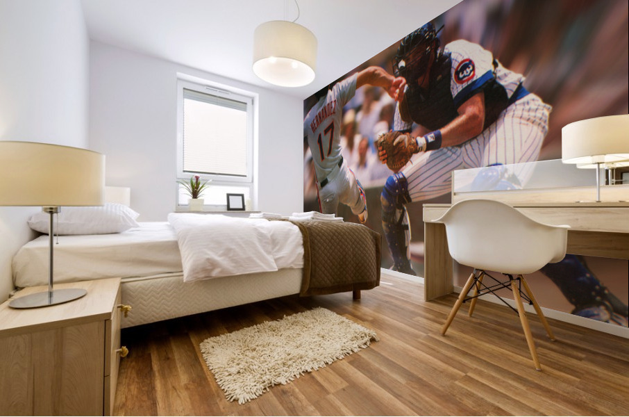 3D Chicago Cubs Art Remix Mural print
