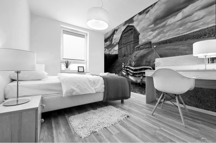 The Farmers Cadillac Mural print