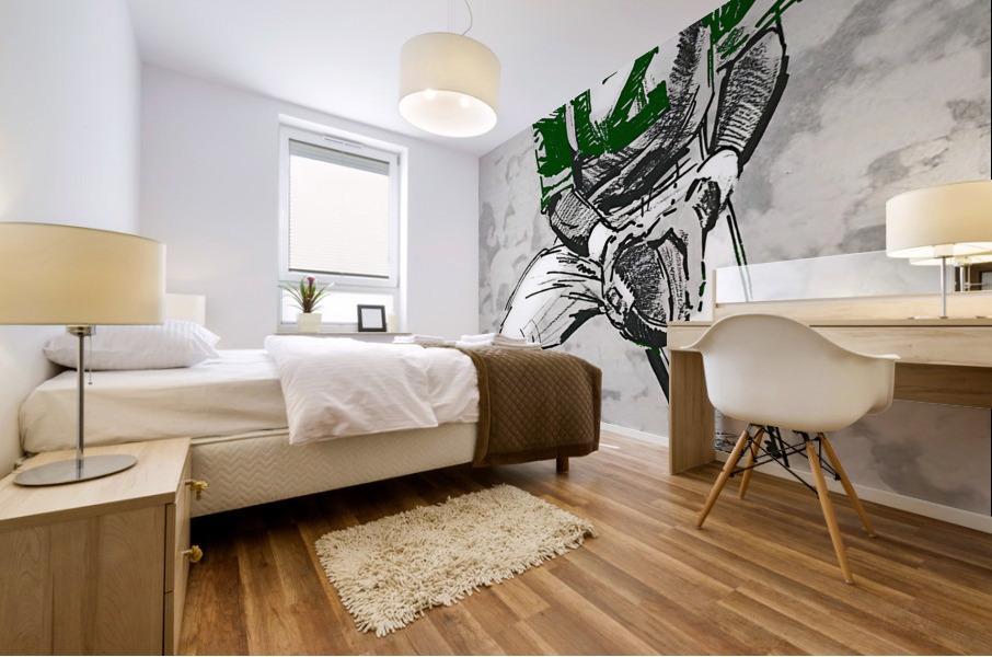 1969 New York Jets Joe Namath Art Mural print