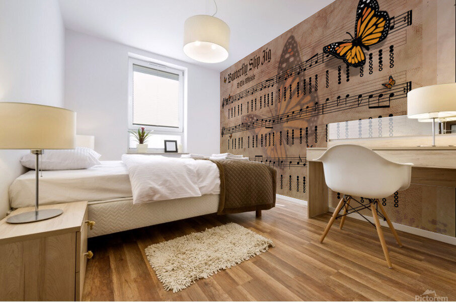Butterfly Slip Jig Mural print