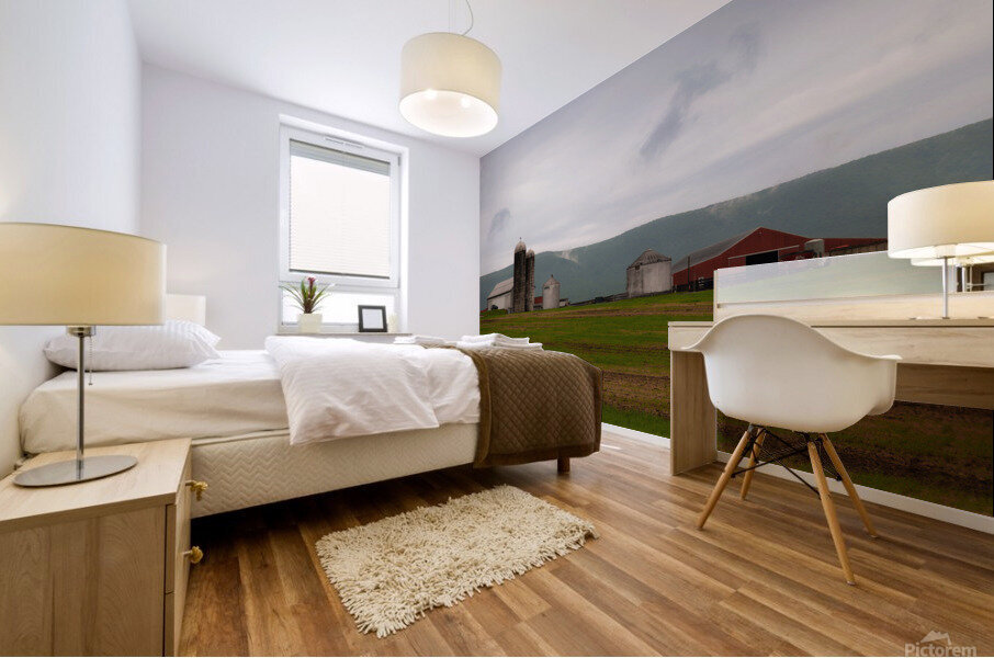 Mountain Farm Mural print