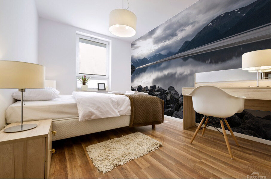  DSC0447 turnagain point reflected 16x32 Mural print