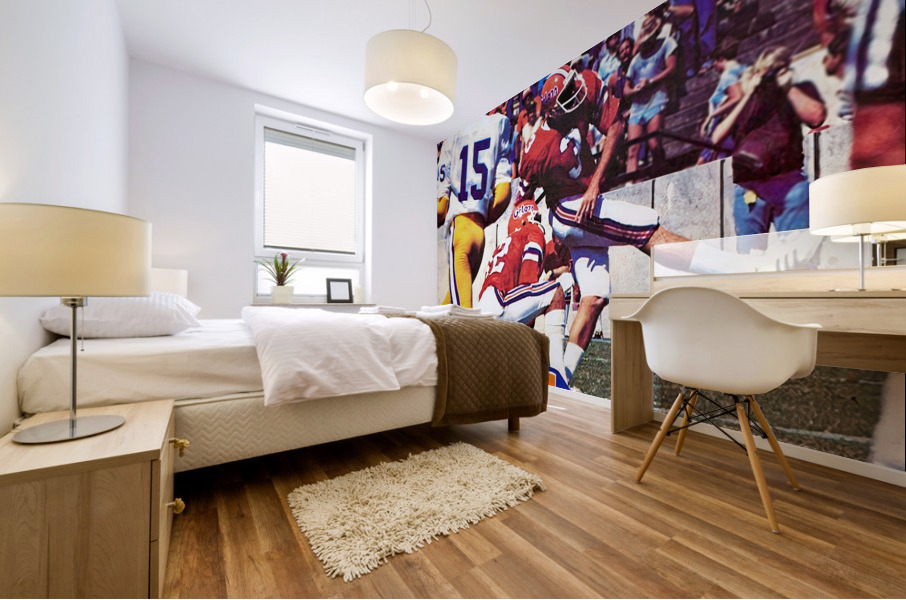 1980 Florida Gators Football Art Remix Mural print