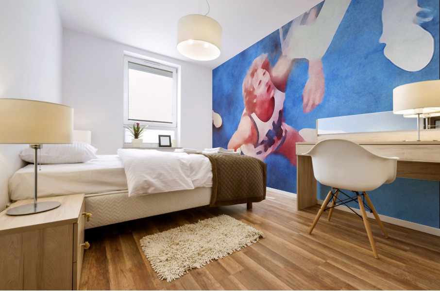 Birds Eye View Mural print