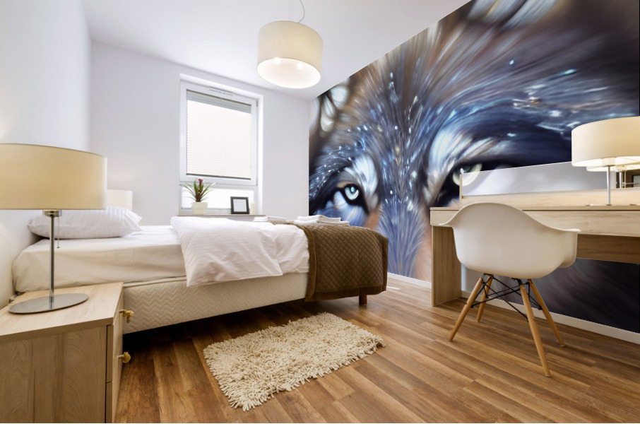 Gorgeous Wolf Mural print