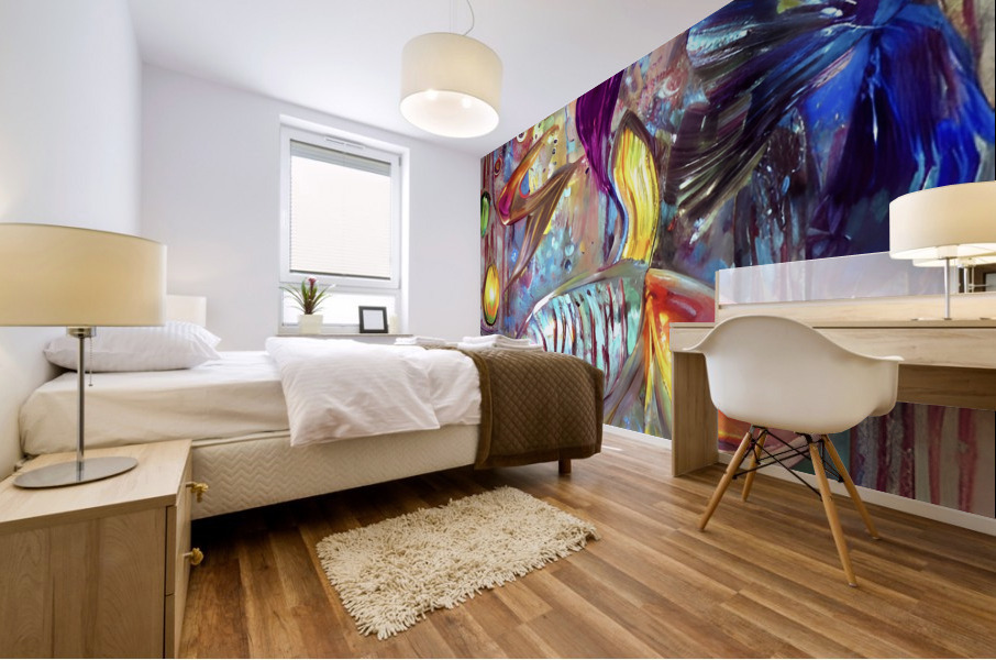 Fish Abstract Mural print