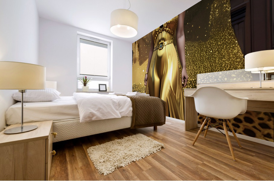 Sunflower Goddess Mural print