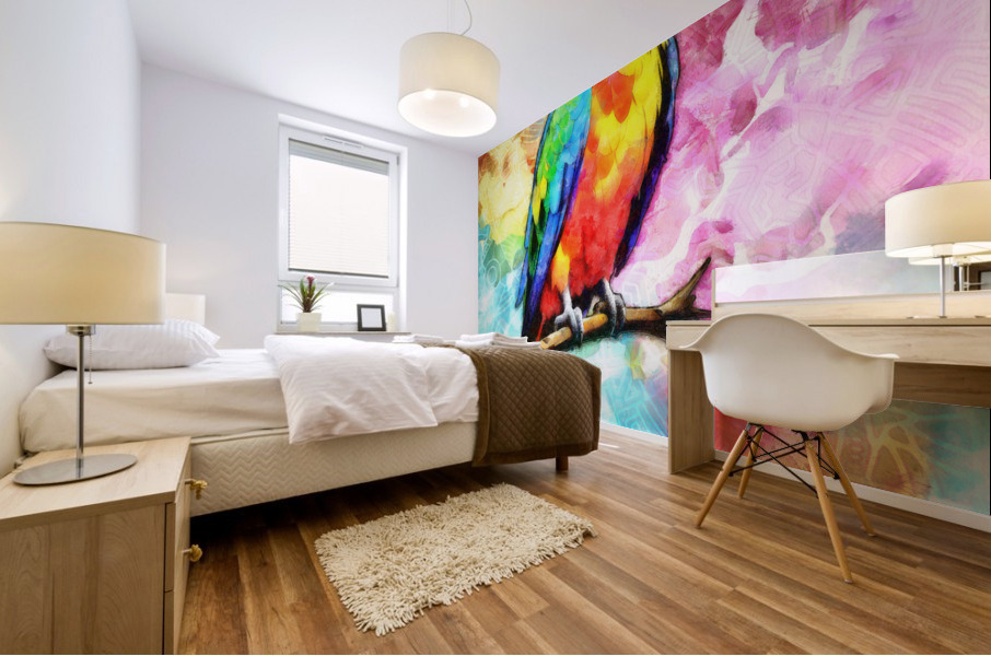 Parrot Mural print