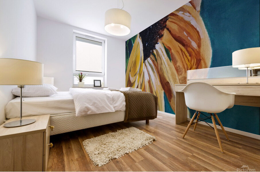 Sunflower Mural print