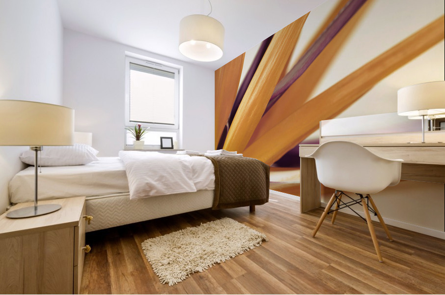 Heliconia flower Mural print