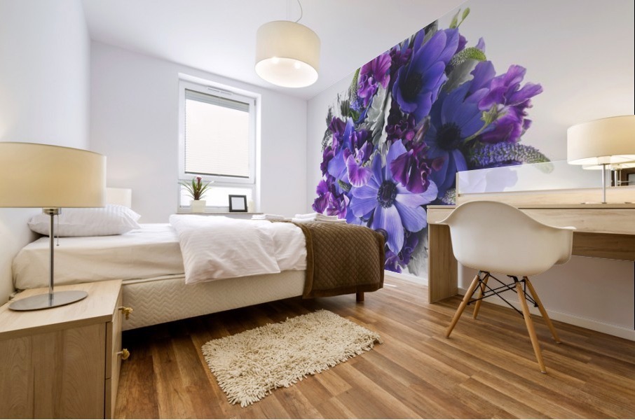 Bouquet of flowers Mural print