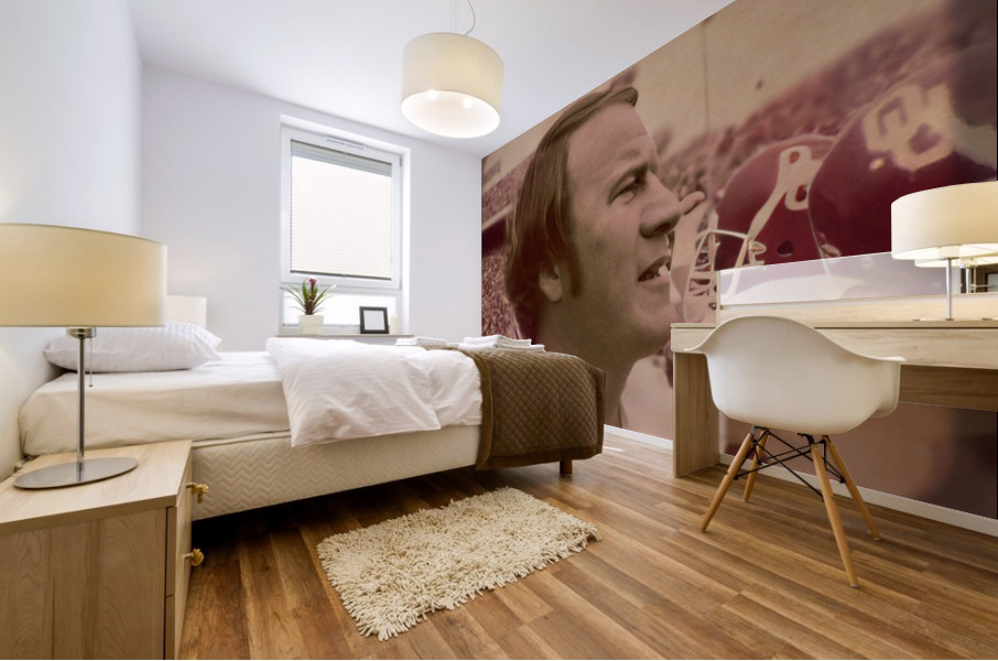 1977 Oklahoma Football Viewfinder Slide Art Mural print