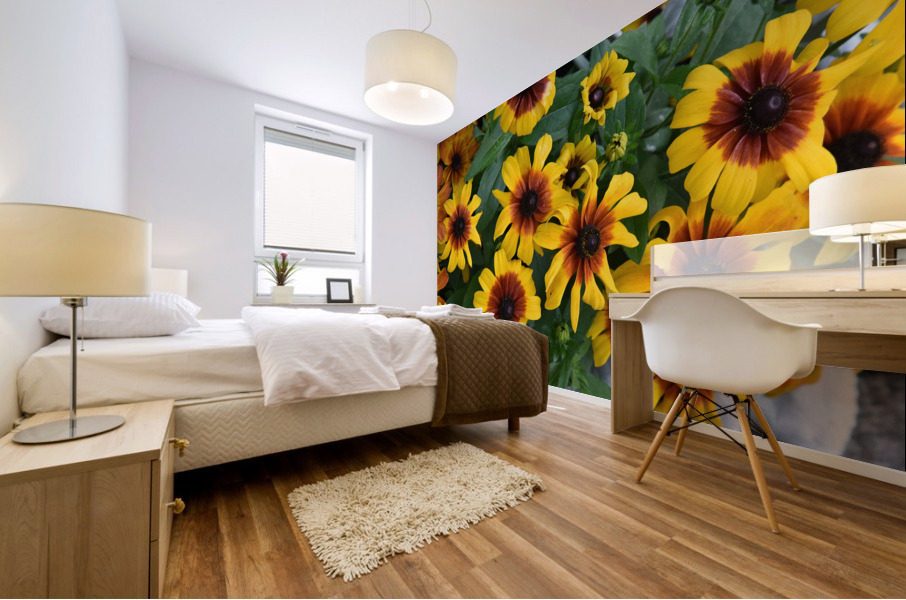 Champs de tournesol Mural print