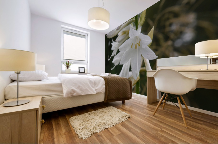 Fleur Blanche Mural print
