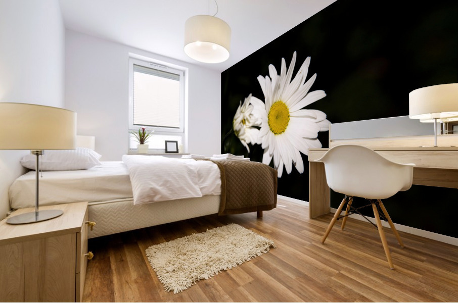 Marguerite a minuit Mural print