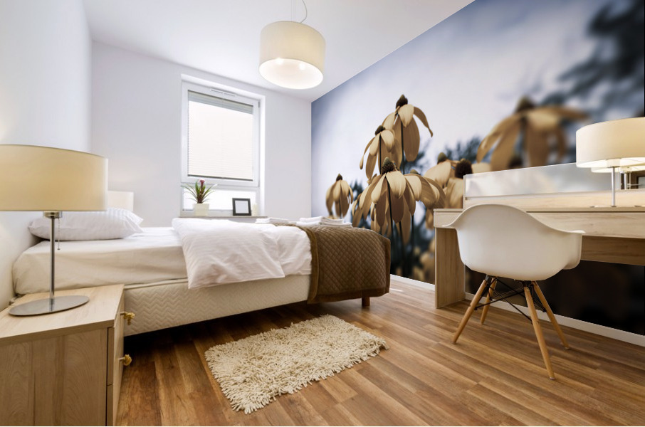 Champs de tournesol Mural print