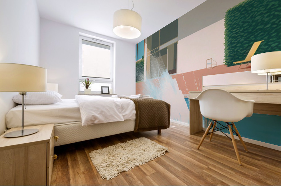 Inspired By A Bigger Splash 2 Mural print