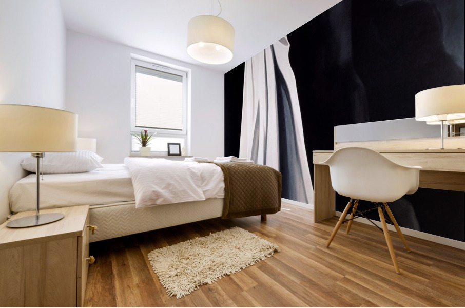 Inspired By Black And White Mural print