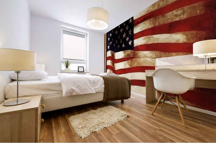 Inspired By Flag Mural print