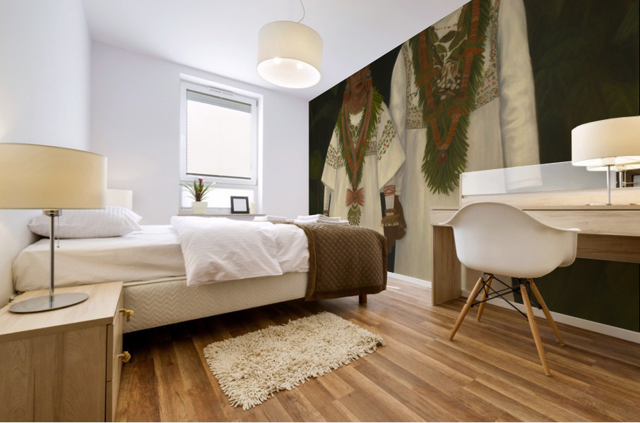 Inspired By The Story Of Her Ideal Mural print