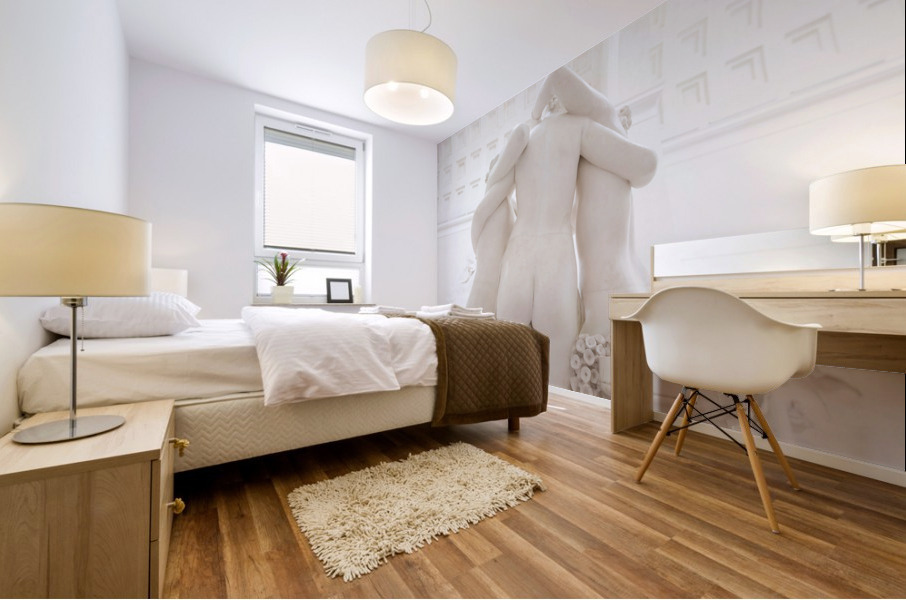 Possagno Italy - The Three Graces by Antonio Canova symbol of  Mural print