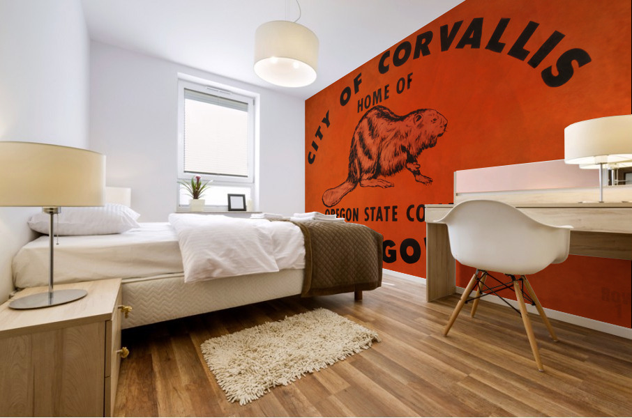 City of Corvallis Oregon Mural print