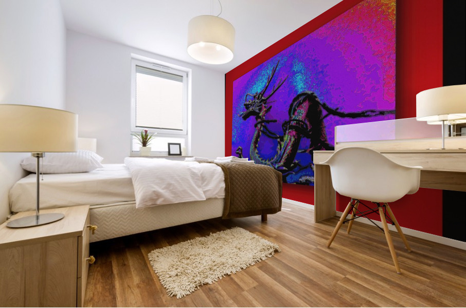 AN ASIAN DRAGON FROM SOUTH KOREA  Mural print