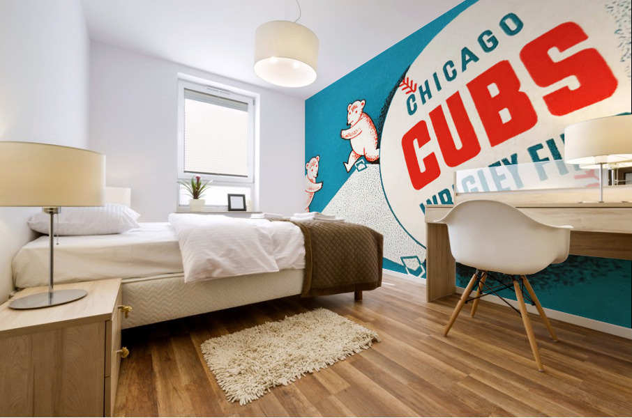 1937 Chicago Cubs Art Mural print