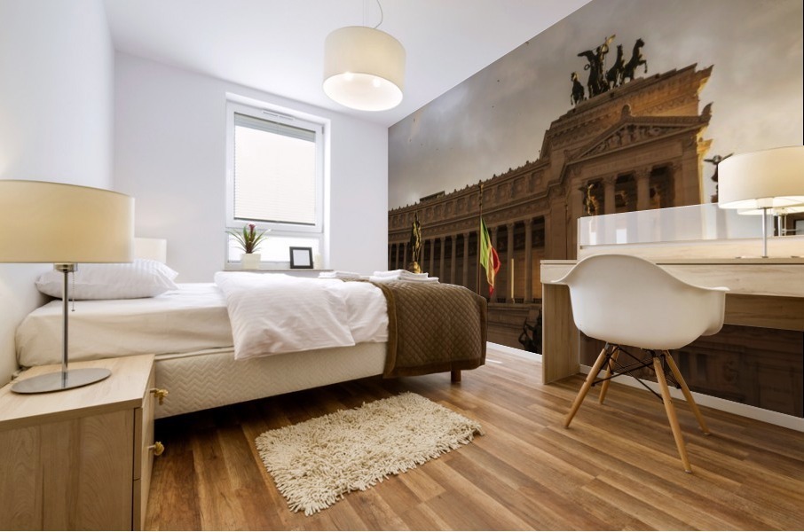 Statue of Victor Emmanuel; Rome, Italy Mural print