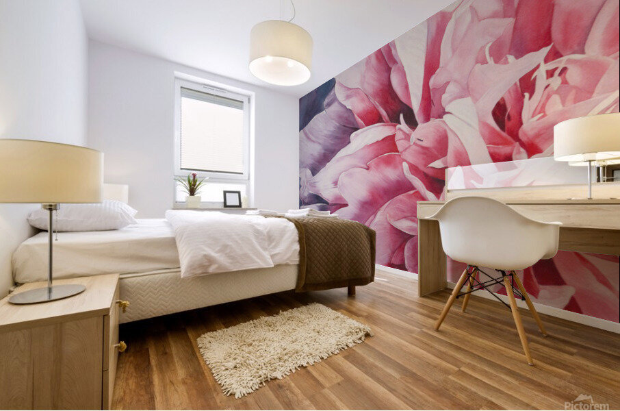 Pretty in pink Mural print