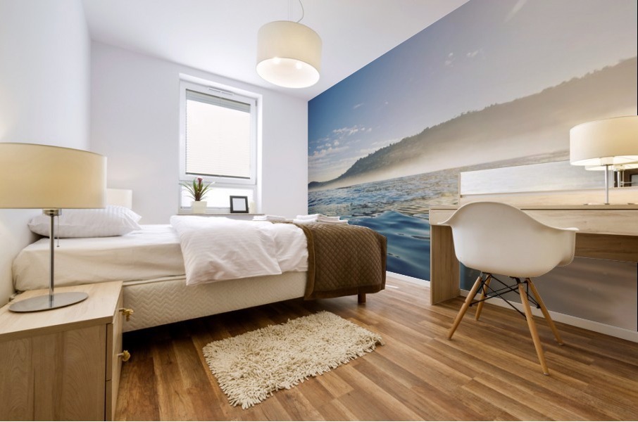 Californai Coast, View of Ocean From Boat Mural print