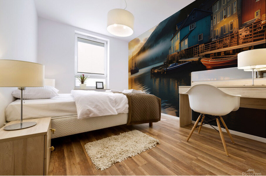 Harbour Day1 Mural print