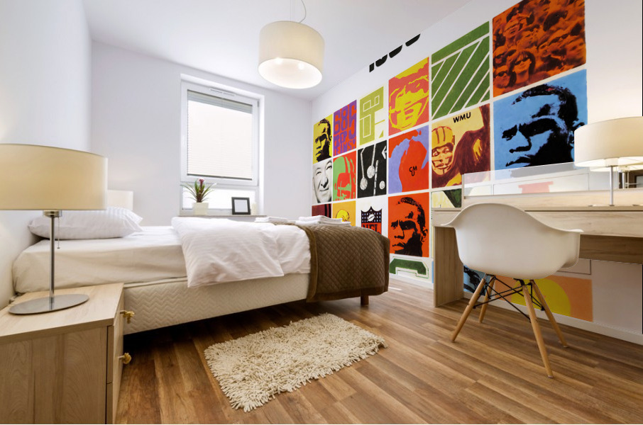 1968 Michigan Football Art Mural print