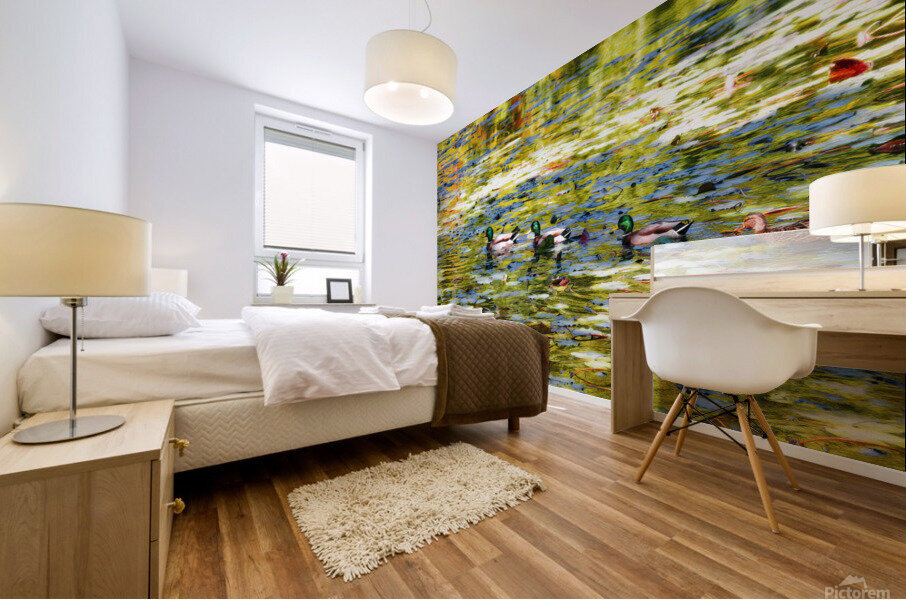 All My Ducks in a Row Mural print