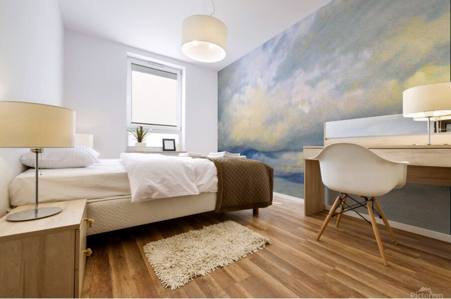 Sky Meets Sea Mural print