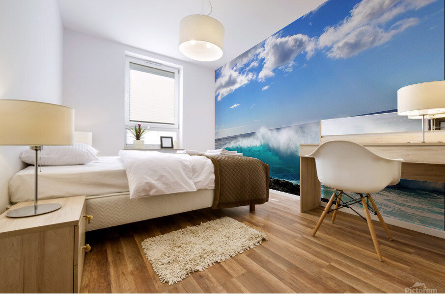 Backlit Yokohaman Beauty Mural print