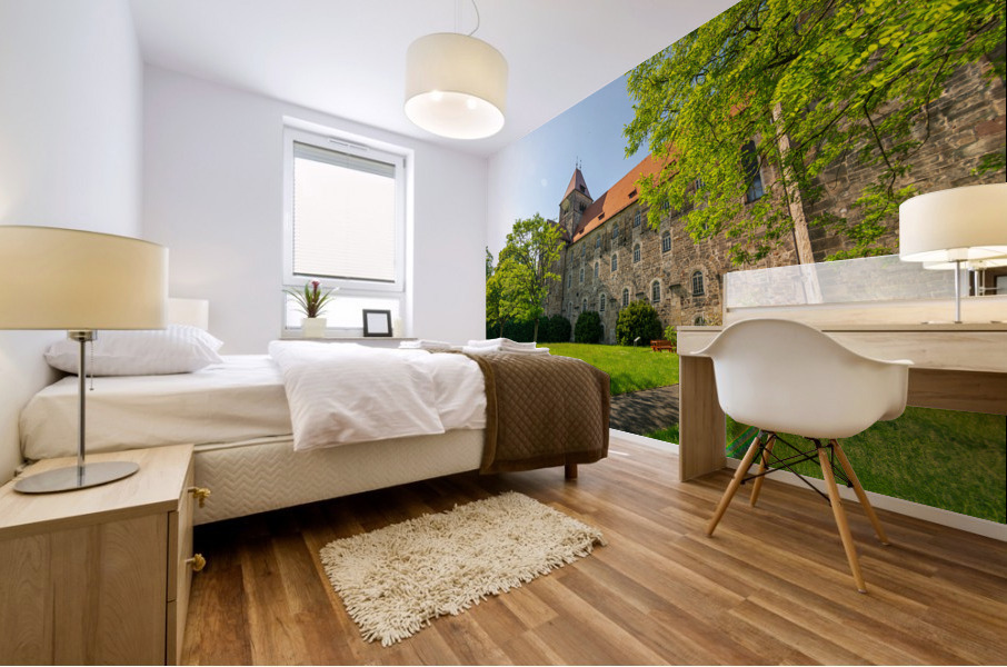 Historic monastery Breitenau in Guxhagen Germany Mural print