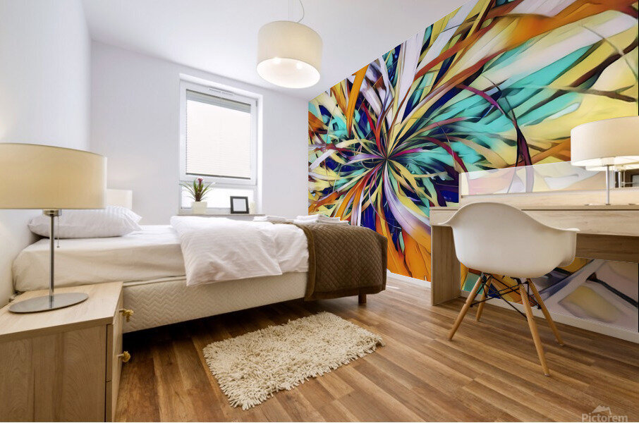 GRASSY SWiRL Mural print