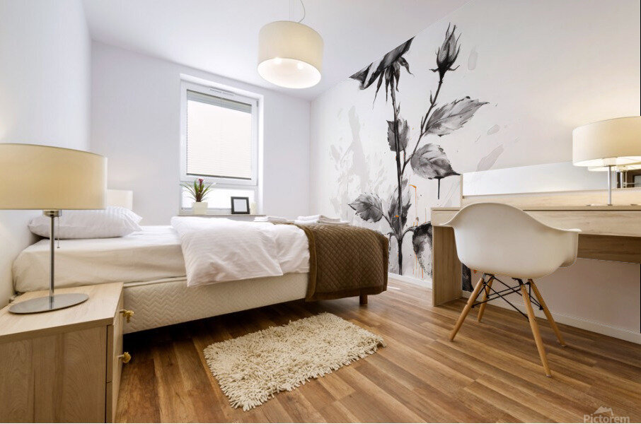 Ochre: Rose in Perpetuity Mural print